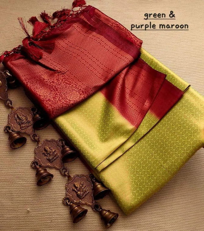 Kubera King Designer Softy Silk Sarees Catalog